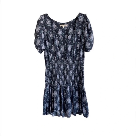 LoveShackFancy Brickell Floral Silk Mini Dress - Picture 3 of 8